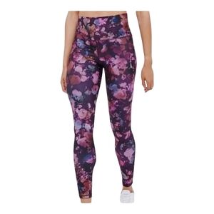 Athleta Floral Burst Leggings - Purple and Pink, NWT